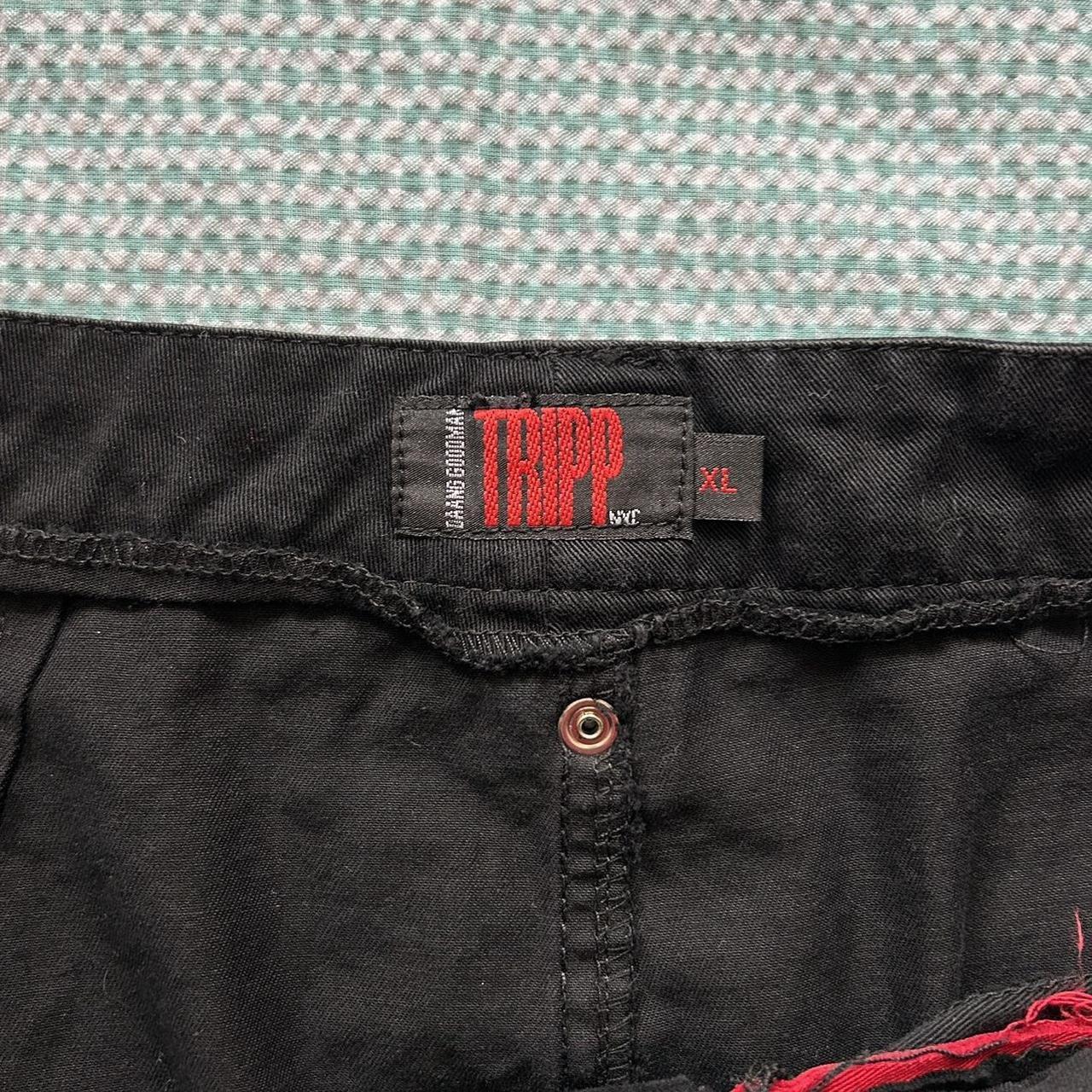 Tripp NYC mini skirt black and red ️ marked size... - Depop