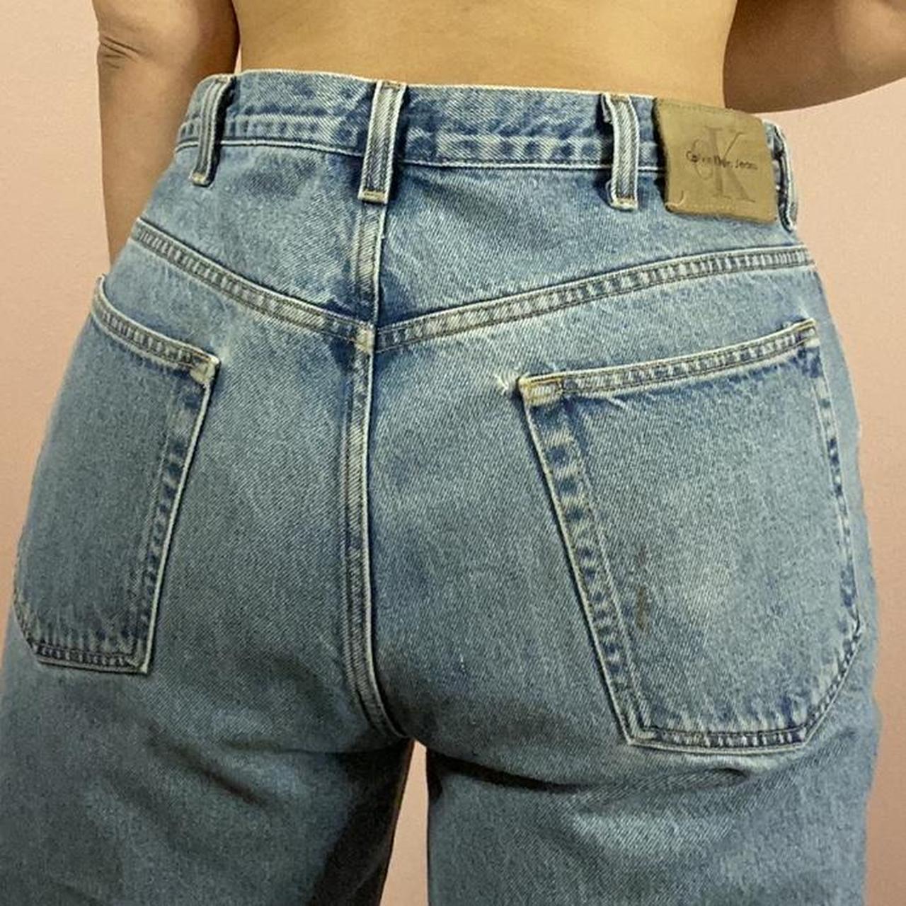 90s Calvin Klein jeans Straight leg style jeans -... - Depop