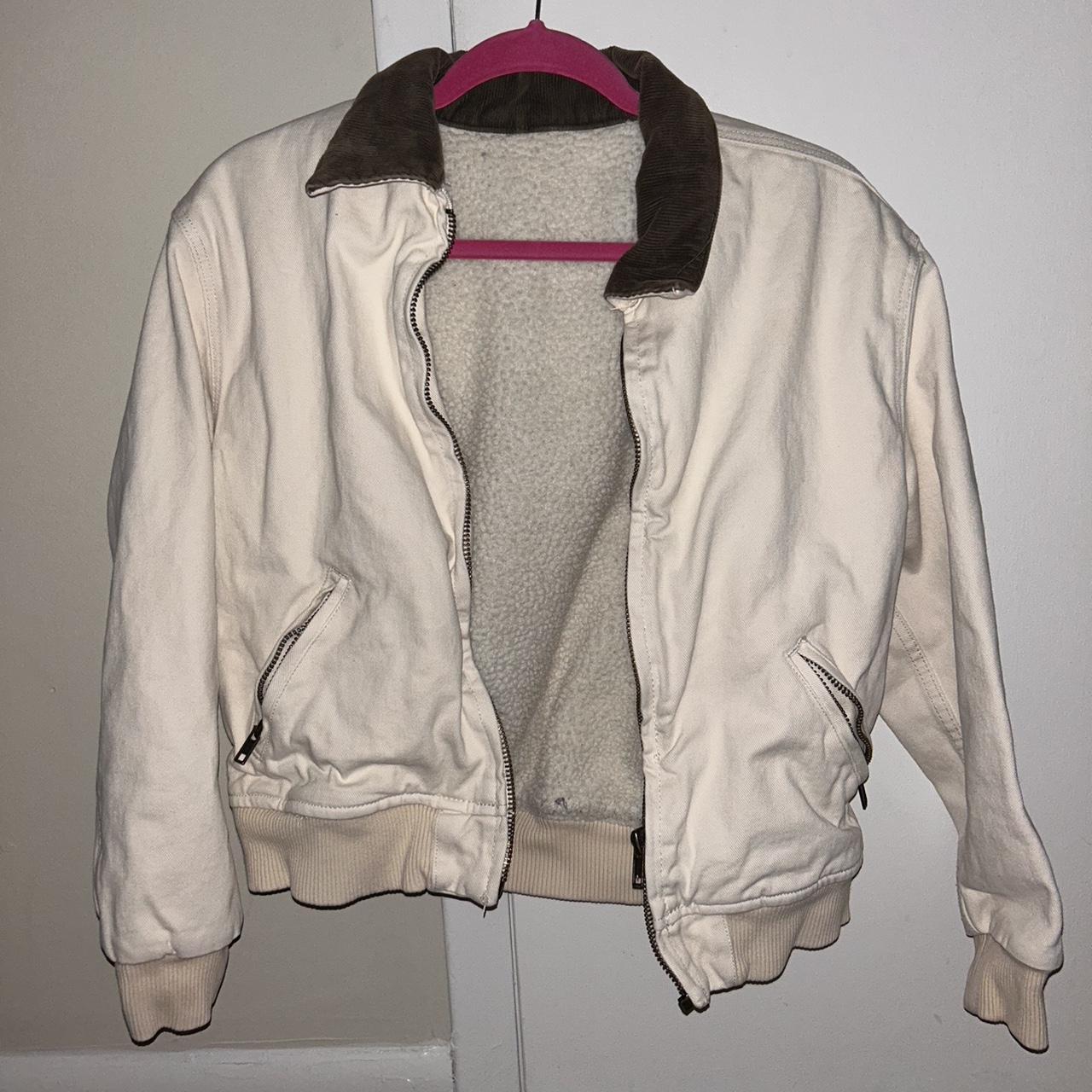 Brandy Melville Women's Cream Jacket Depop