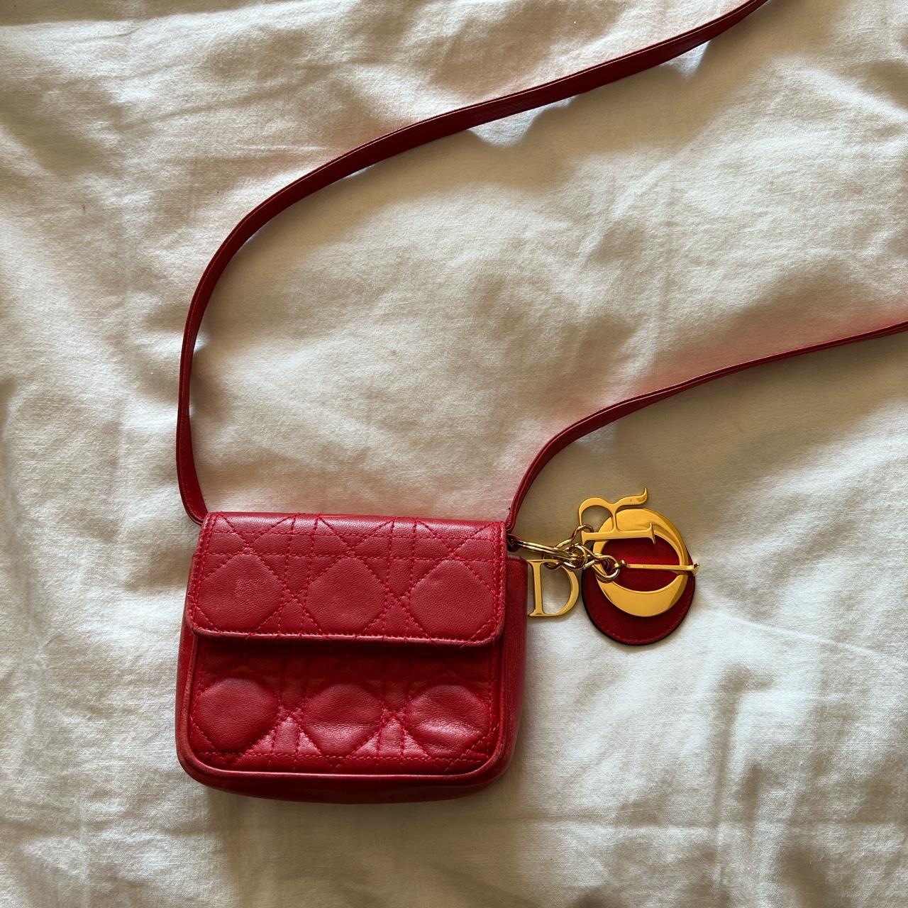 vintage small dior crossbody bag. does have some... Depop
