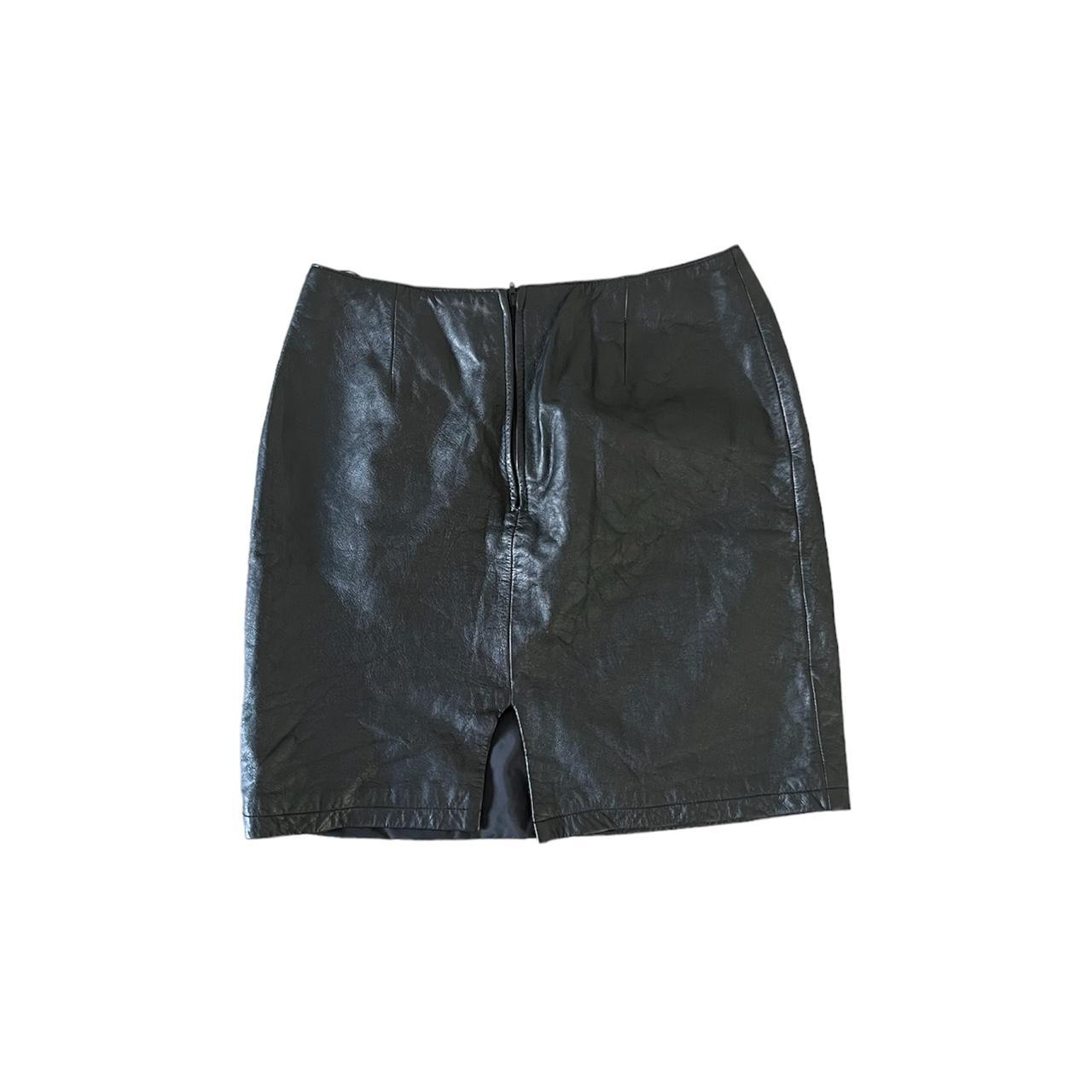 Wilson’s Leather Women's Black Skirt | Depop