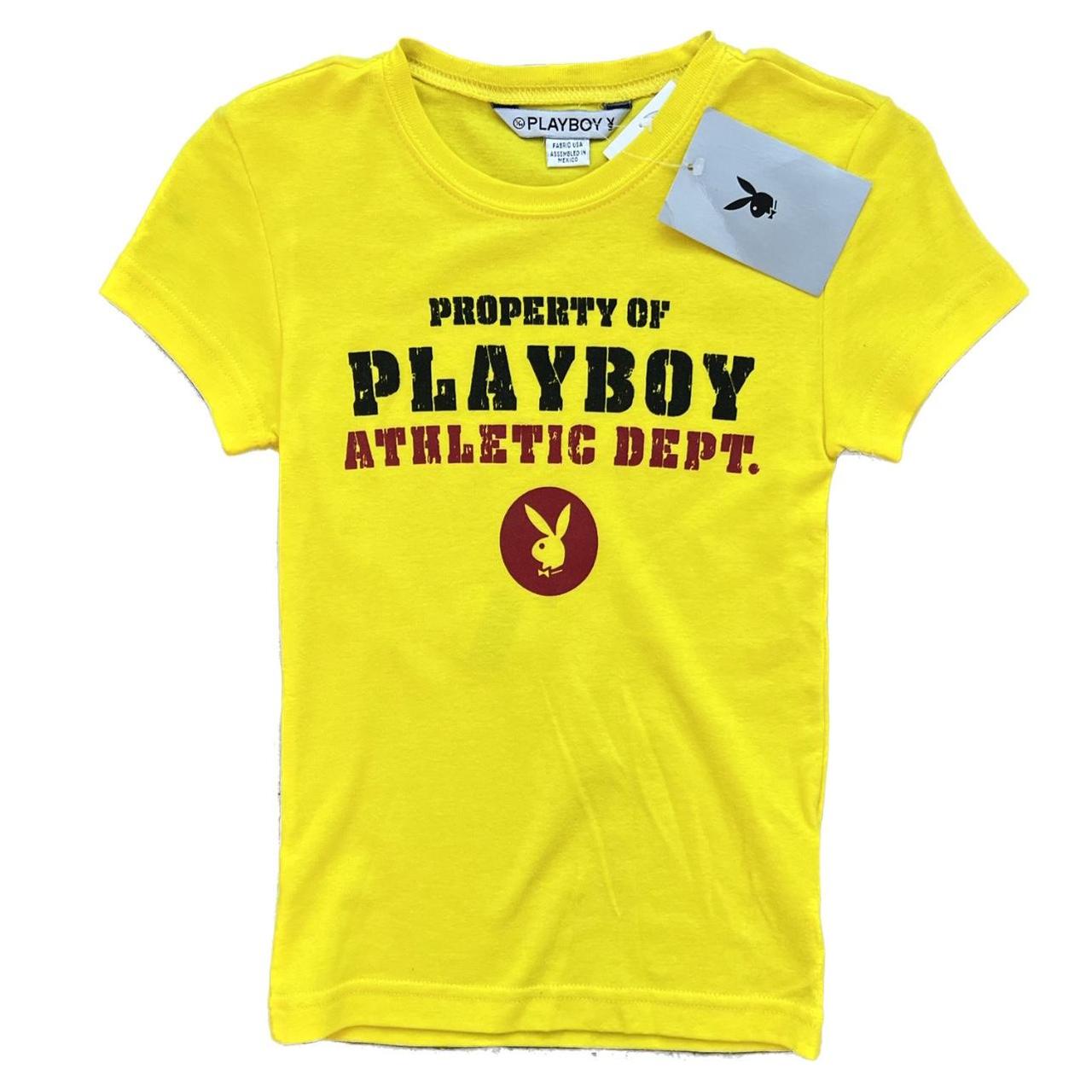 Yellow hot sale playboy shirt