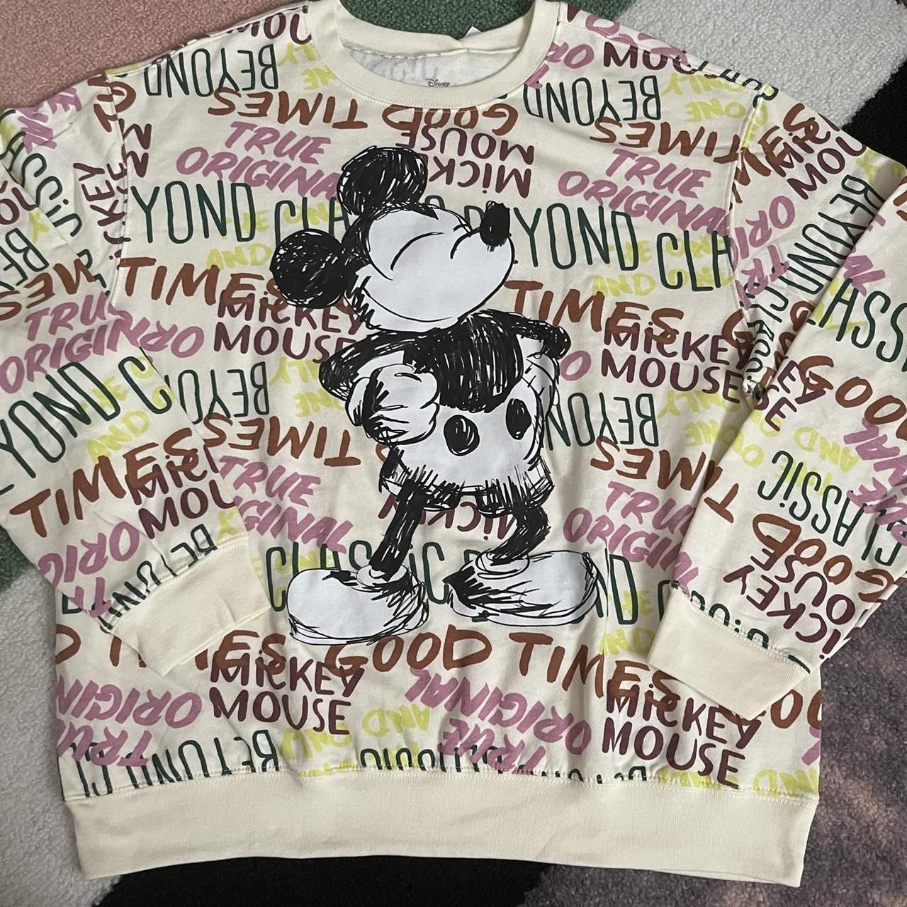 Mickey mouse hot sale reversible sweatshirt