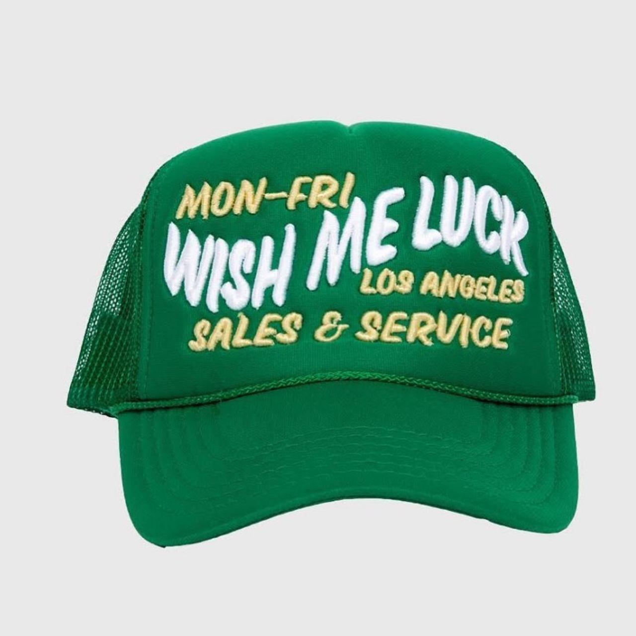 WISH ME LUCK trucker hat - Depop