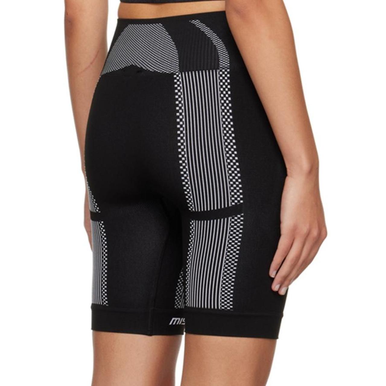 MISBHV - black&white biker shorts Perfect | Depop