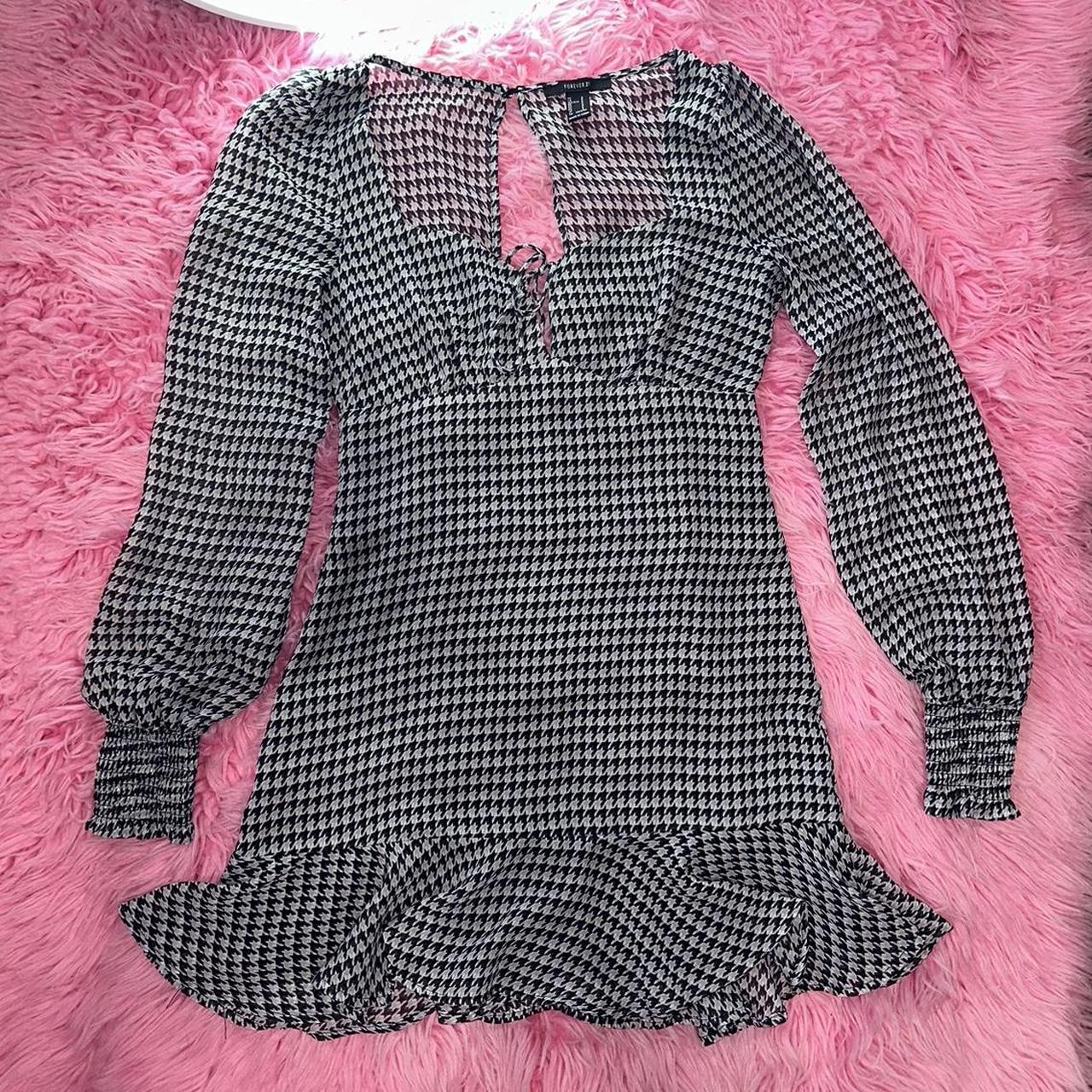 Forever 21 houndstooth dress hotsell