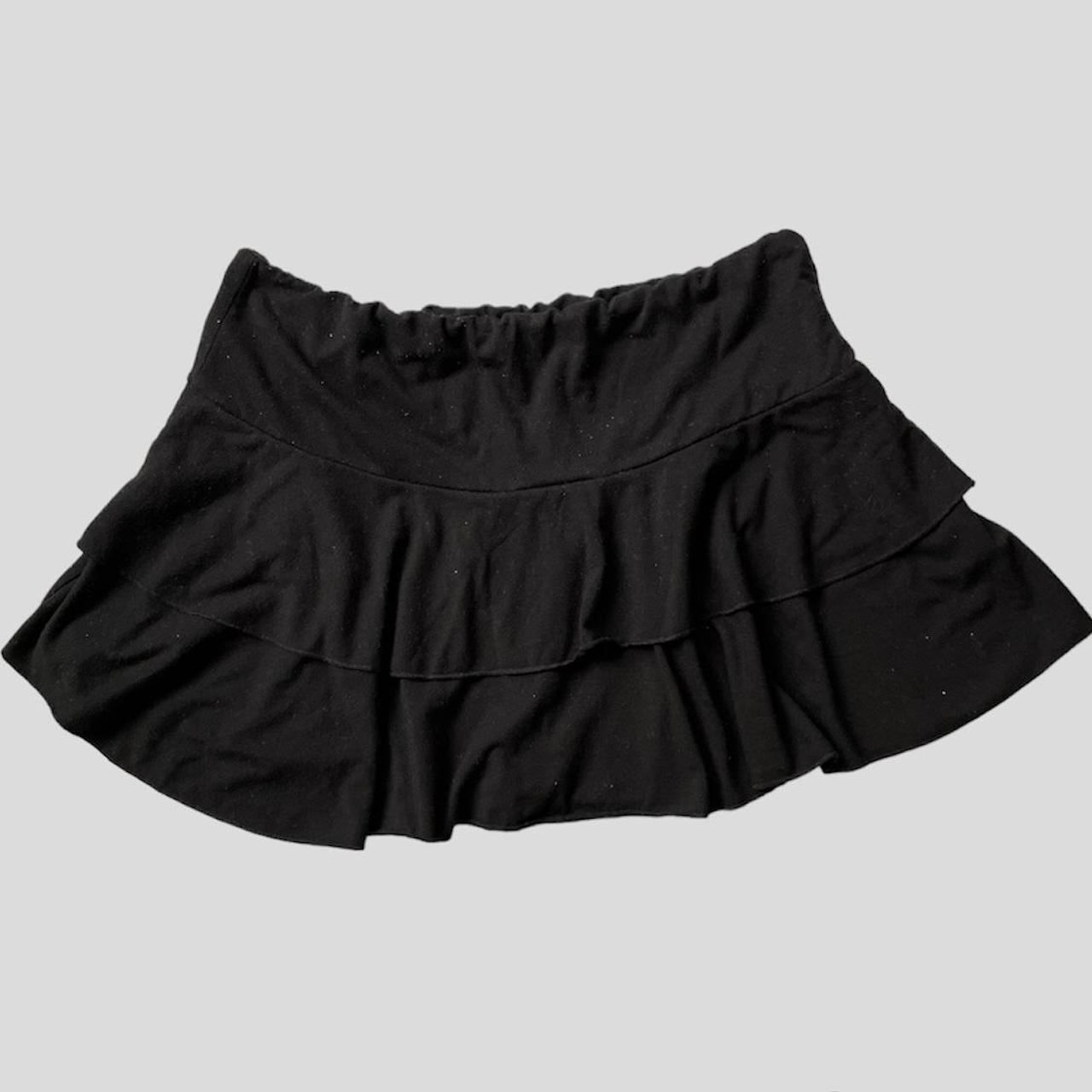 Y2K micro mini skirt by Tyte featuring a low elastic... - Depop