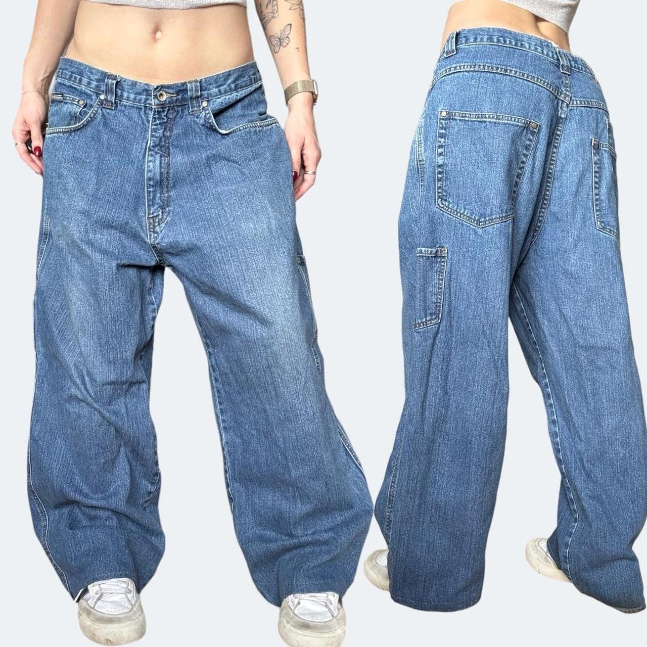 Vintage baggy cargo jeans with pockets