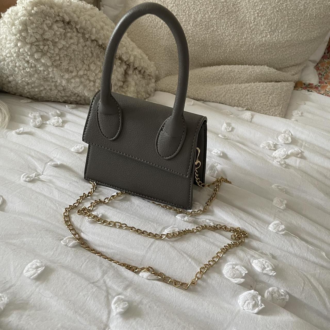 Tiny Bag, Le chiquito jacquemus dupe Removable gold... - Depop