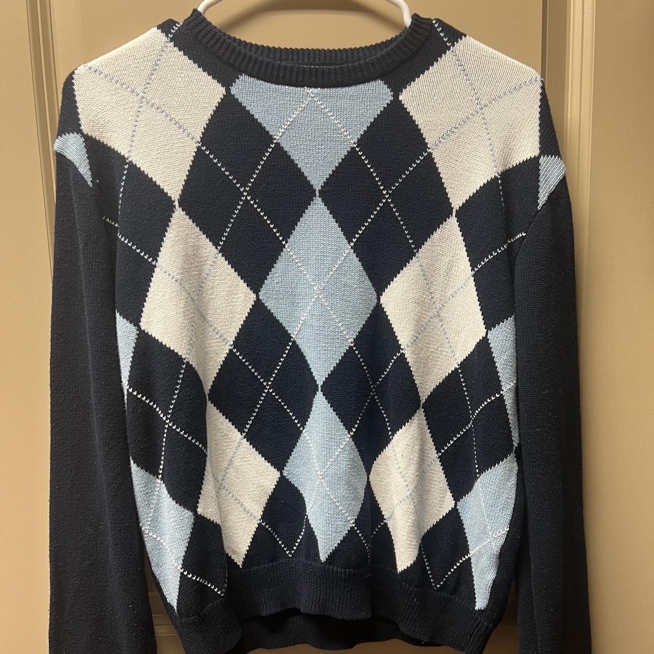 Plaid Brandy Melville Sweater Fits as a womens - Depop