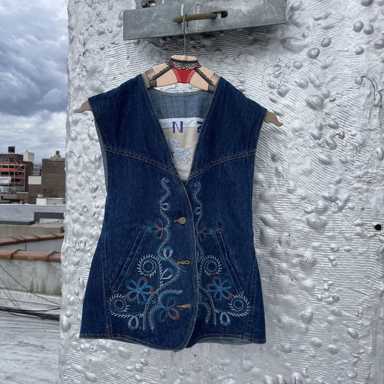 kenzo denim vest