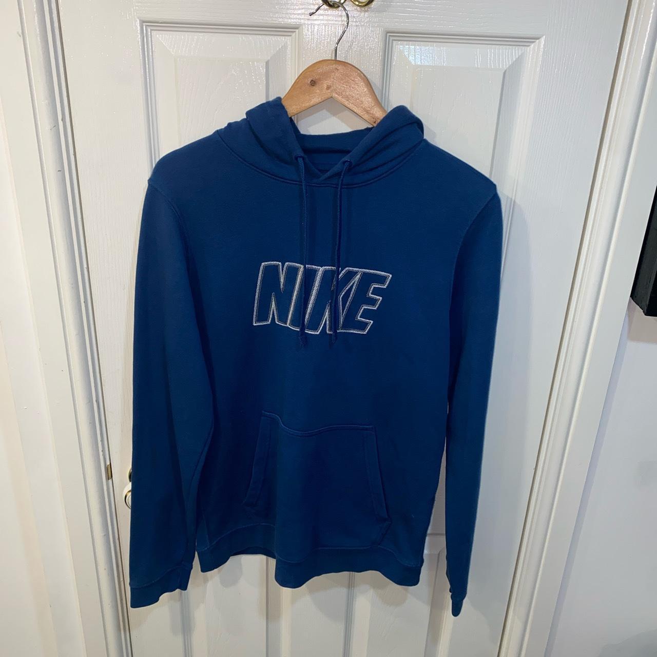 Nike Men's Blue Hoodie | Depop