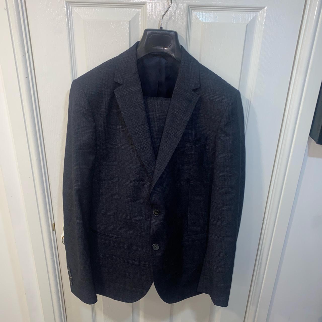 Reiss Men's Navy Suit | Depop