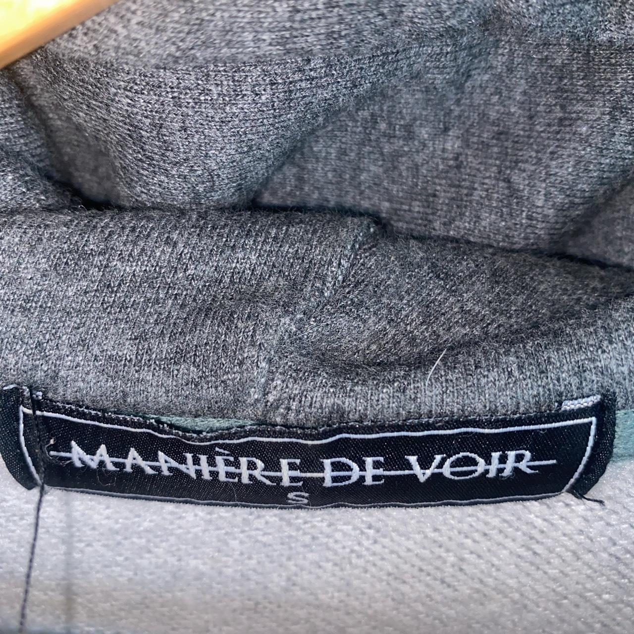 Maniere De Voir Men's Grey Hoodie | Depop