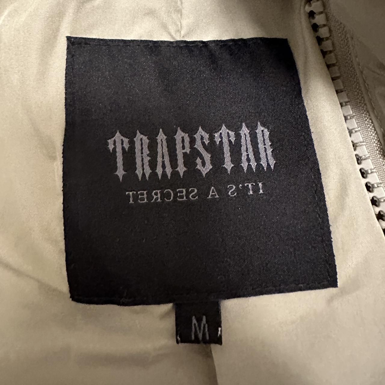 Trapstar Men's Green and Khaki Coat Depop