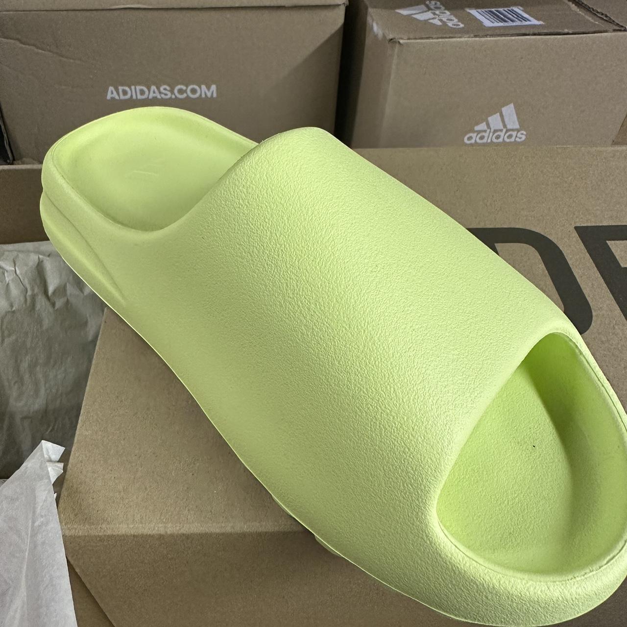 mens green slides
