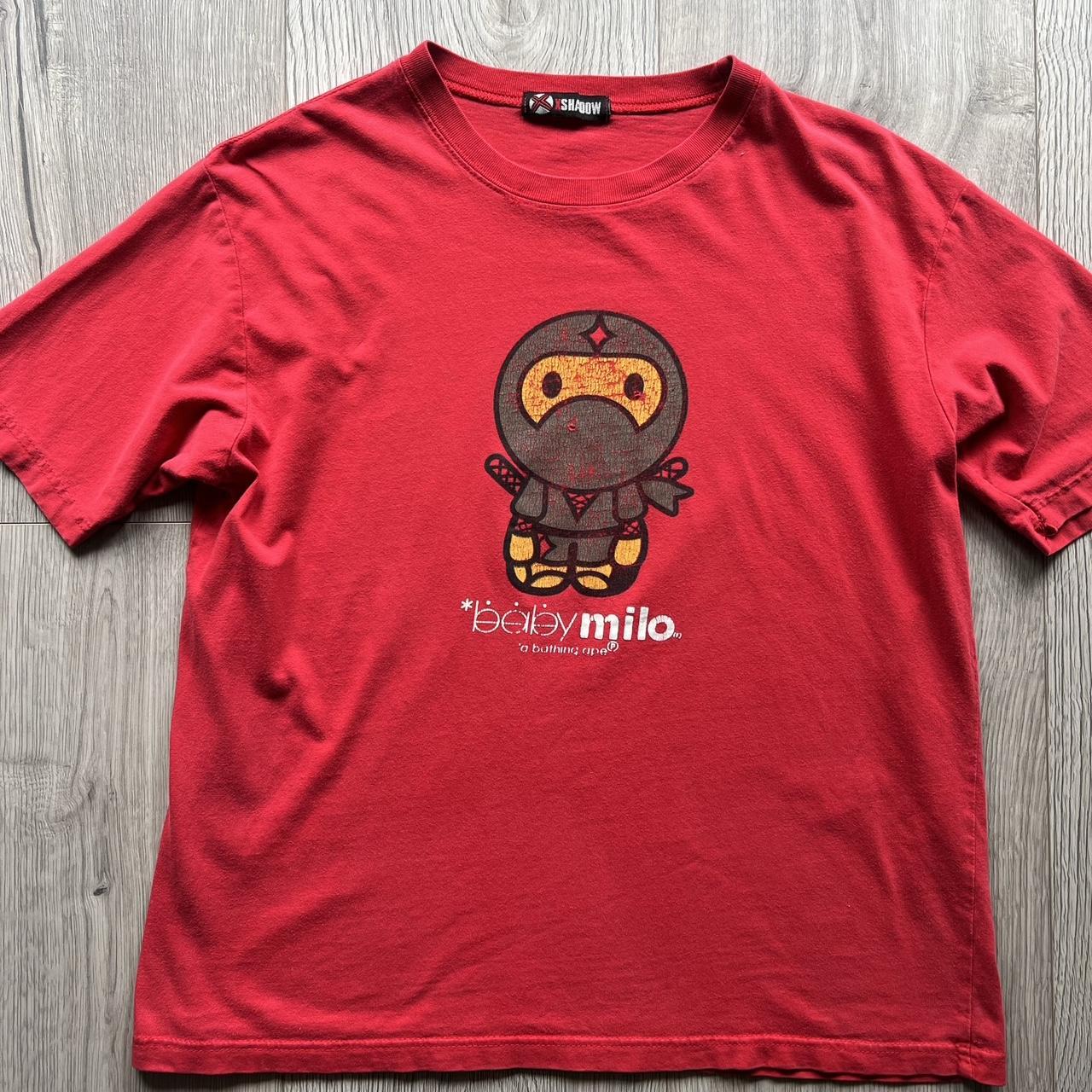 BAPE Men's Red T-shirt | Depop