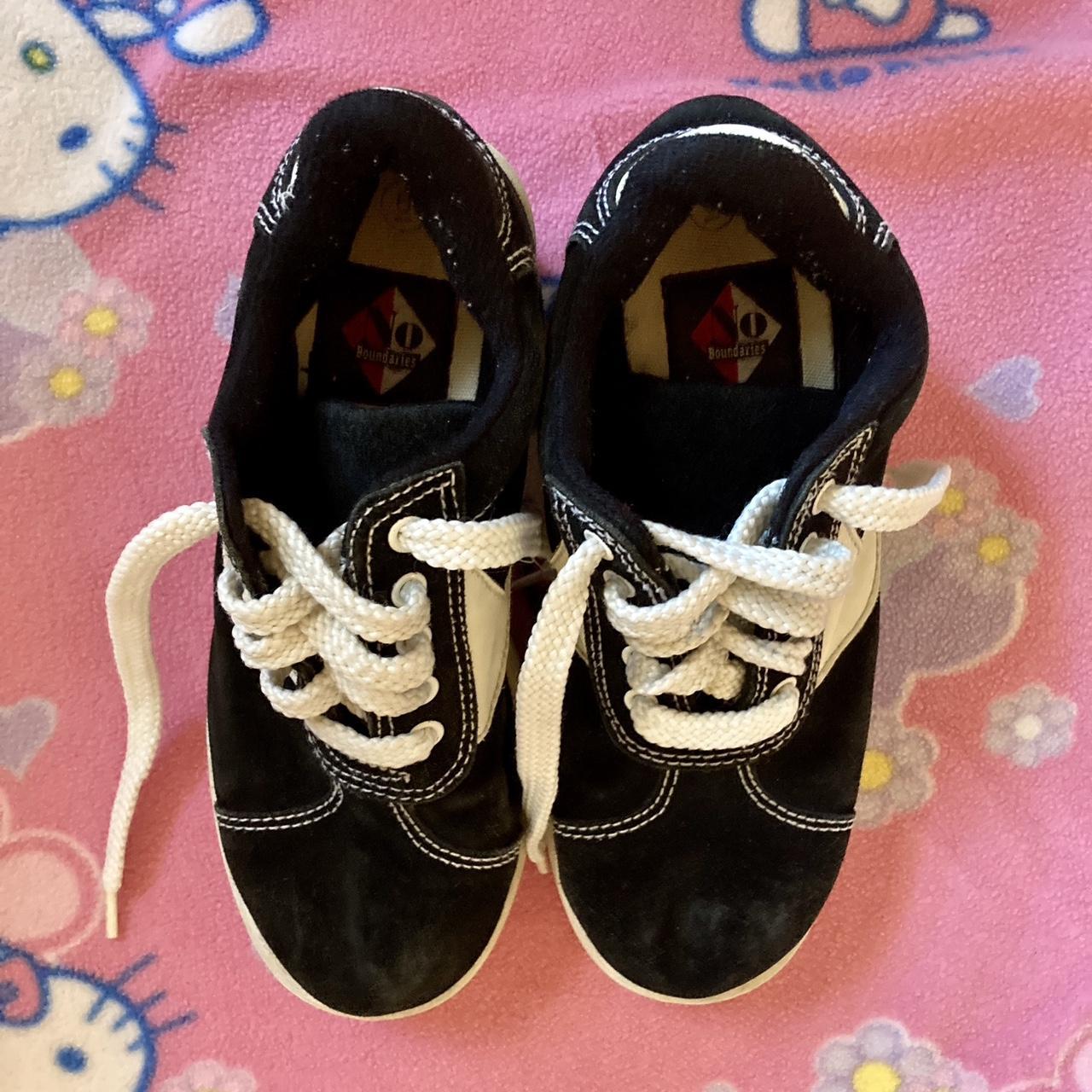 90s white platform sneakers