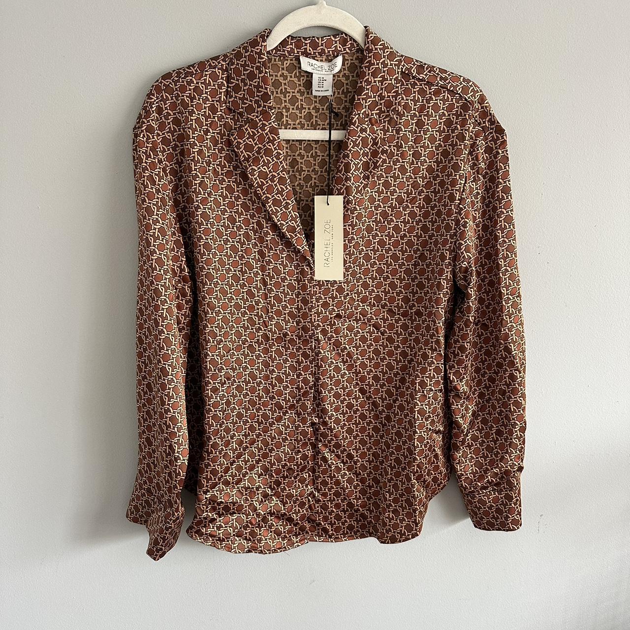 NWT Rachel Zoe Blouse mobwife Depop