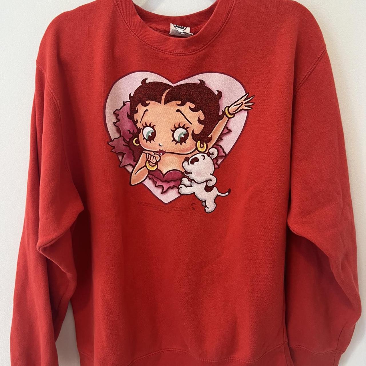 betty boop nike sweatshirt