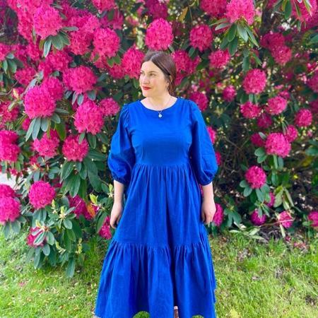 Pastel pink smock dress inspired by Suzy bishop Depop