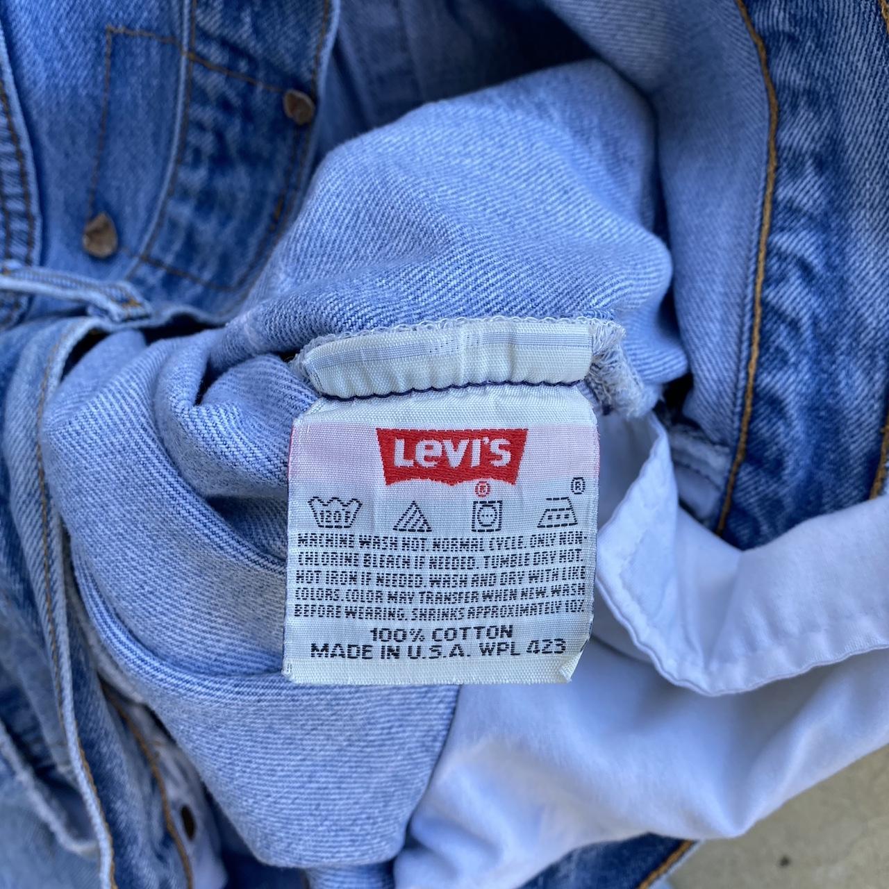 Levi's Men's Blue and Navy Jeans (3)