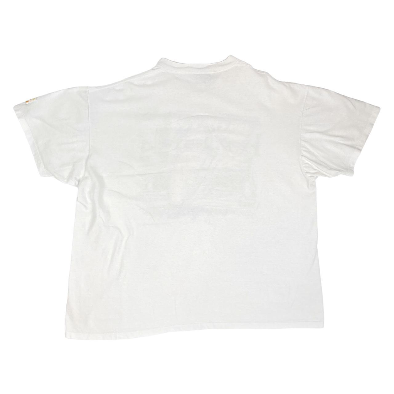 Oneita Men's White T-shirt | Depop