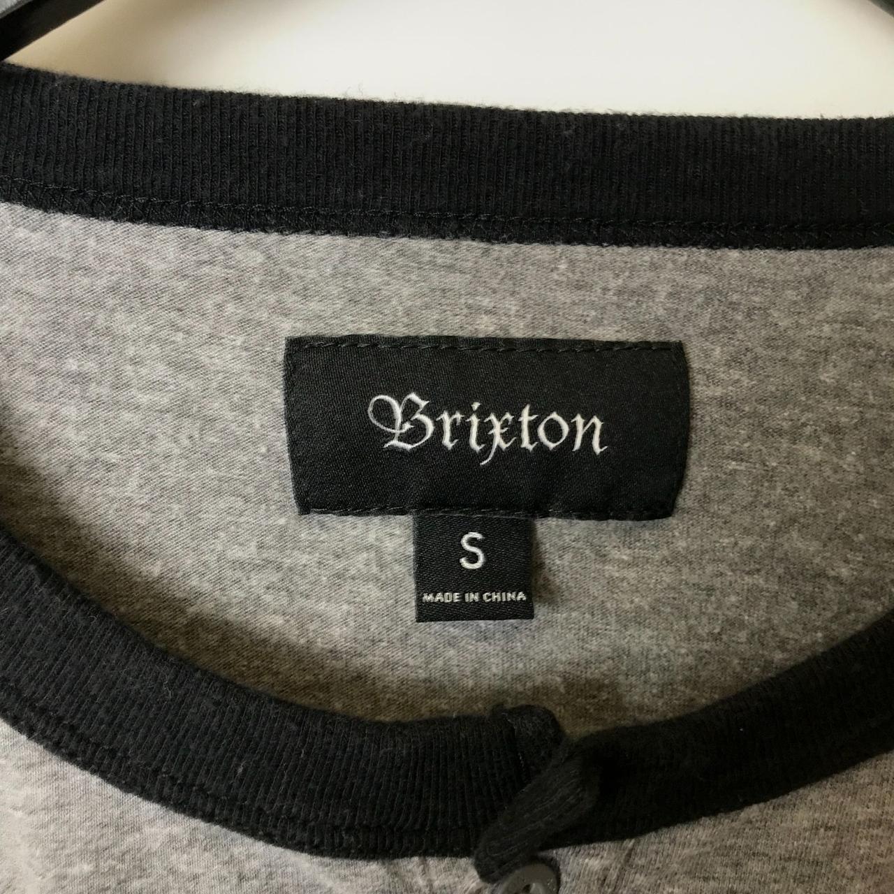 Brixton Men's Grey T-shirt (4)