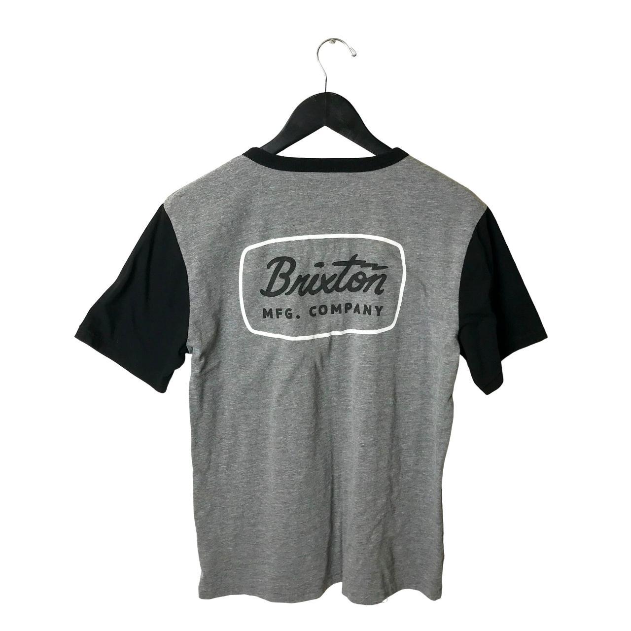 Brixton Men's Grey T-shirt (3)