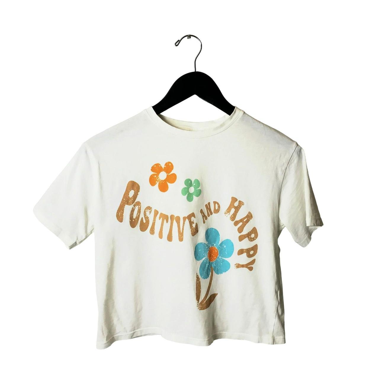 Flower Women's White Short Sleeve Graphic T Shirt For Flower