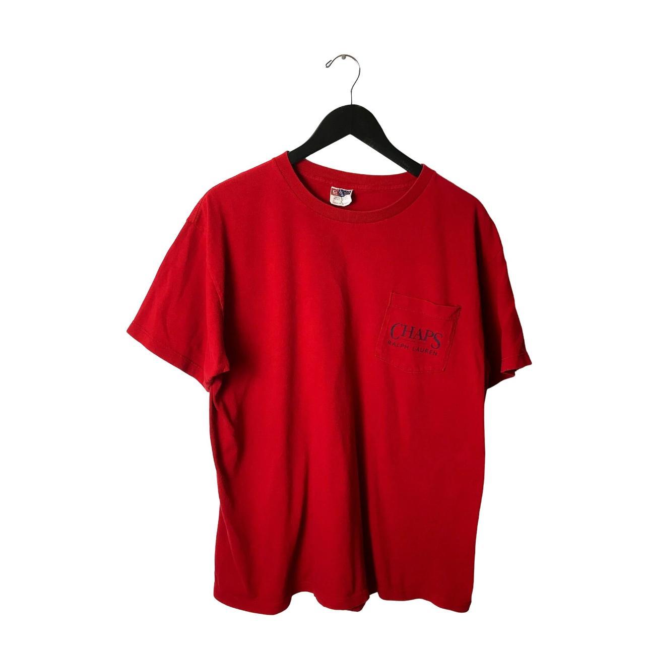 90s Vintage Chaps Ralph Lauren T Shirt Classic... - Depop