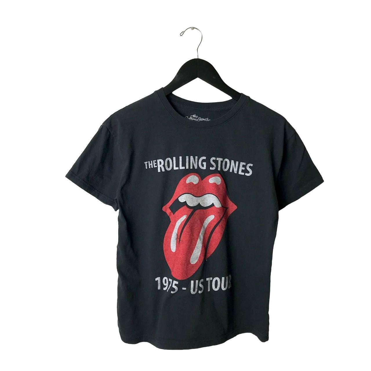 The Rolling Stones US Tour 1975 T Shirt Rock Band... - Depop