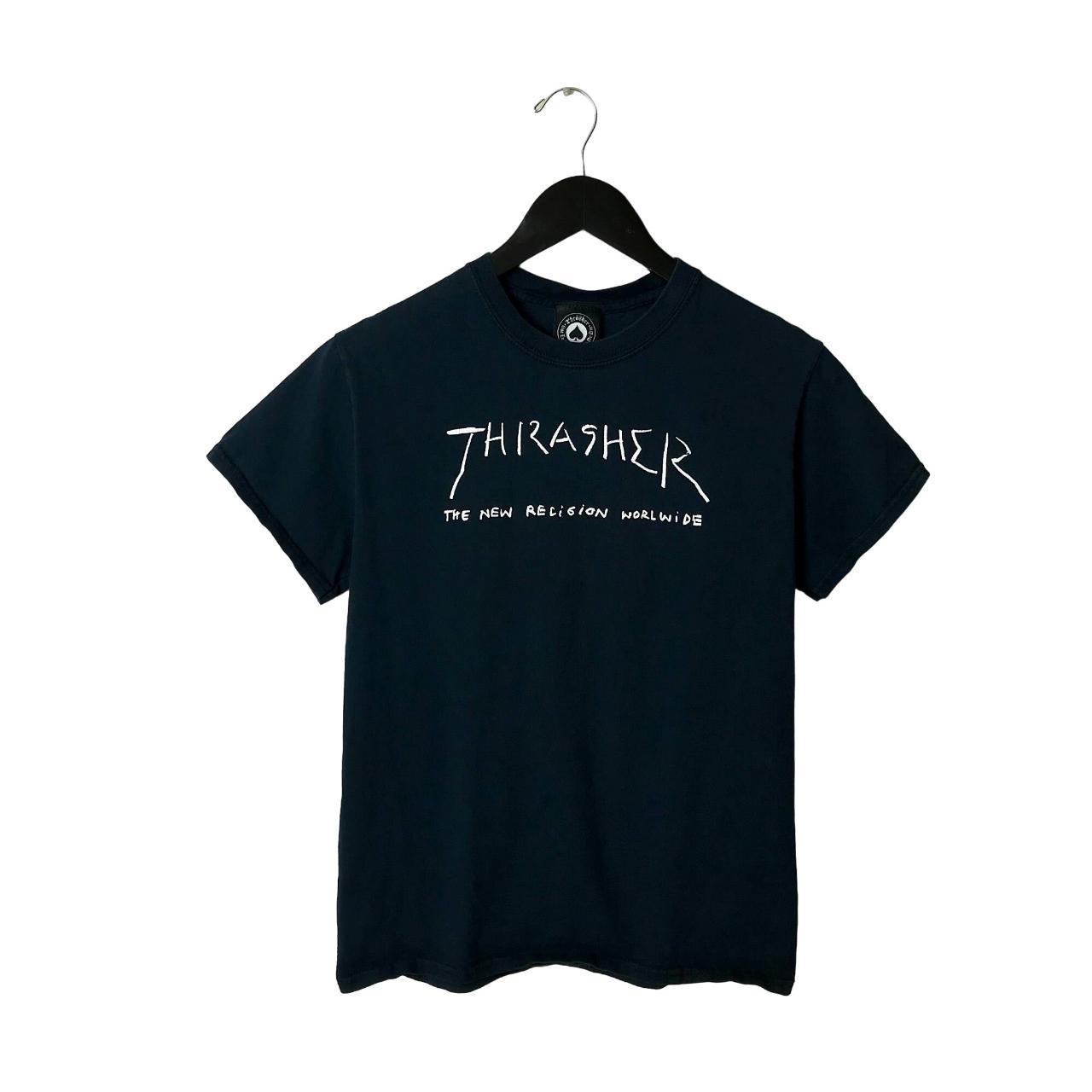 Thrasher The New Religion Worldwide T Shirt Skate... - Depop