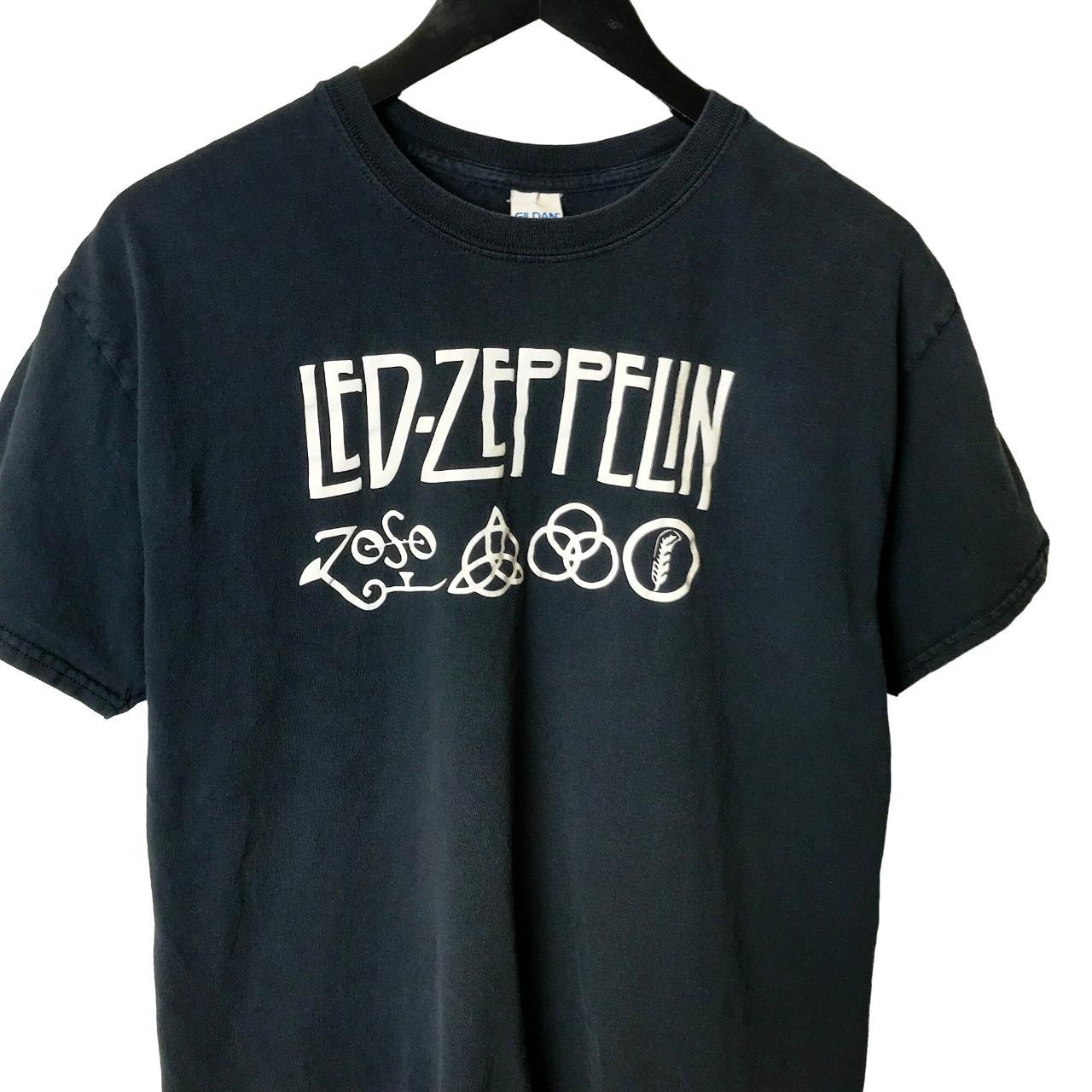 Led Zeppelin T Shirt Heavy Metal Band Music Graphic... - Depop