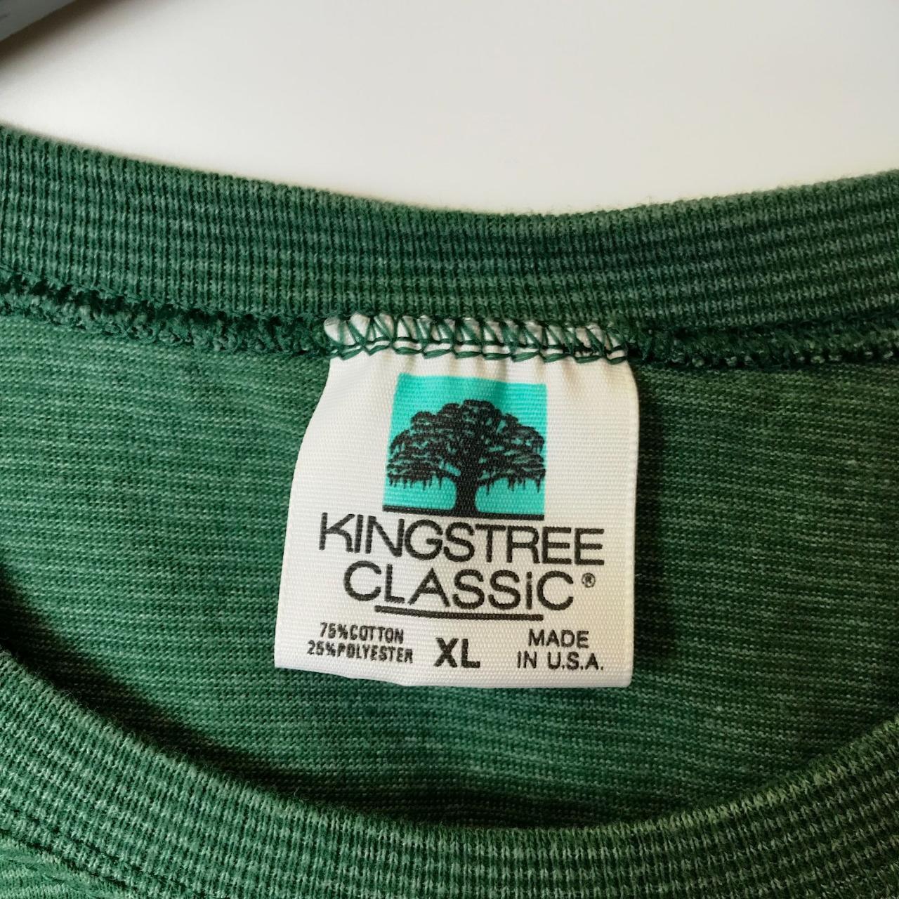 90s Vintage SC Kingstree Classic T Shirt Striped... Depop