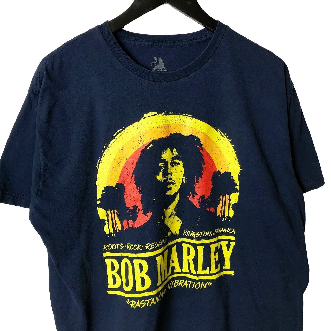 Bob Marley Rastaman Vibration T Shirt Reggae Artist... - Depop