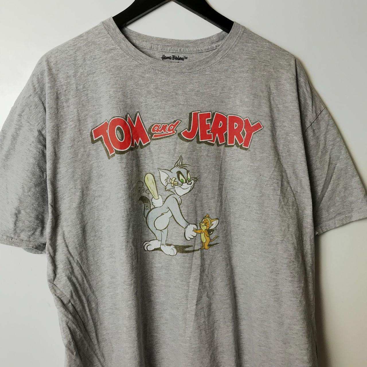 Tom And Jerry T Shirt Cartoon Characters Graphic Tee... - Depop