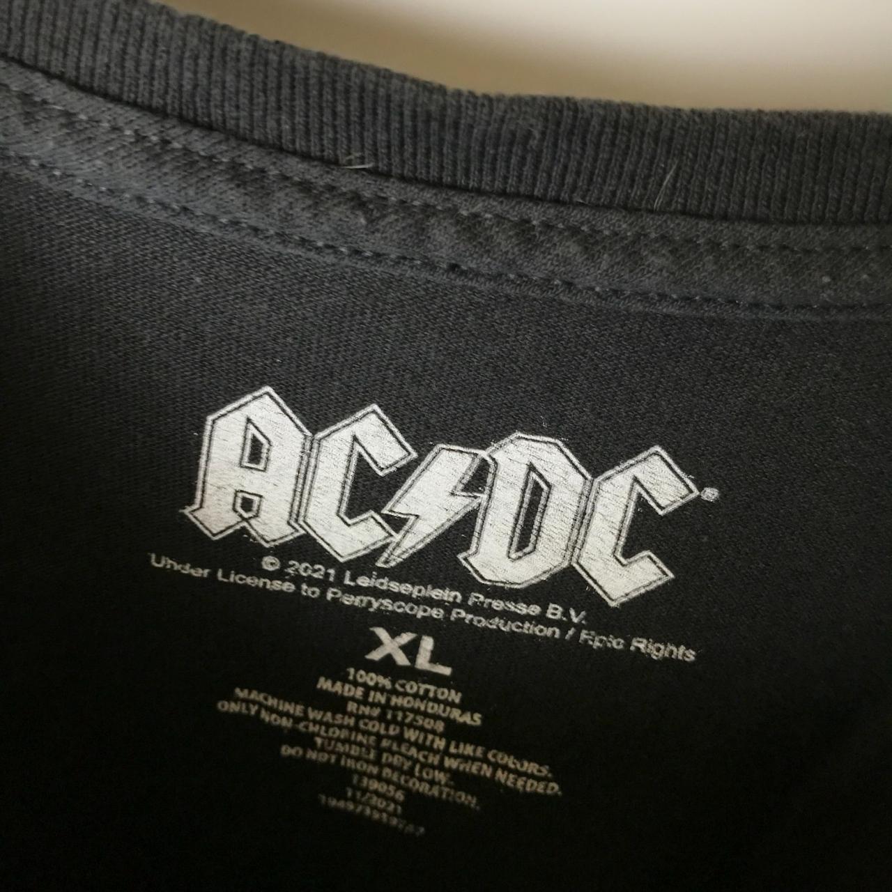 2021 ACDC Voltage T Shirt Hard Rock Band Graphic Tee... - Depop
