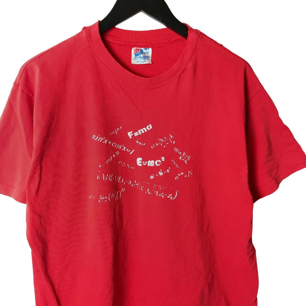 90s Vintage Math Physics Formula T Shirt USA Single... - Depop
