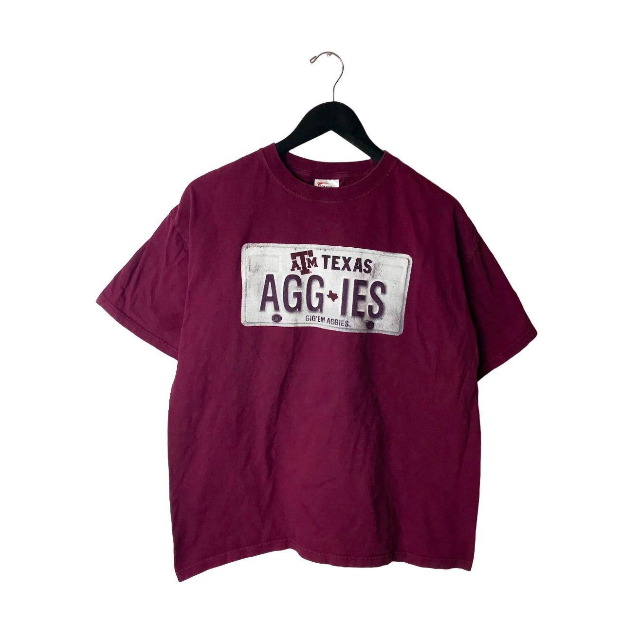 A&M Texas Aggies T Shirt Adult Red L Large - Depop