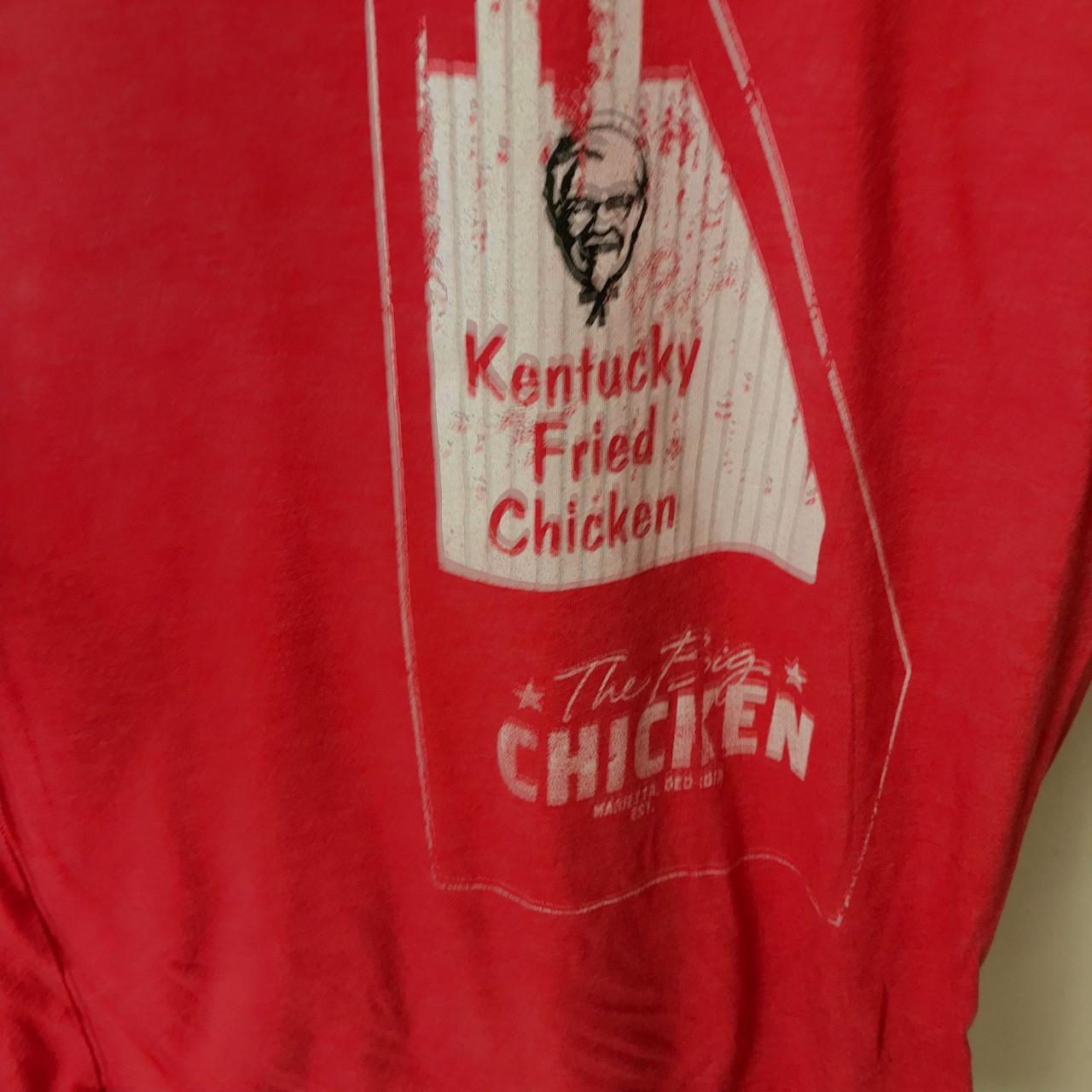 Kentucky Fried Chicken The Big Chicken T Shirt Red... - Depop