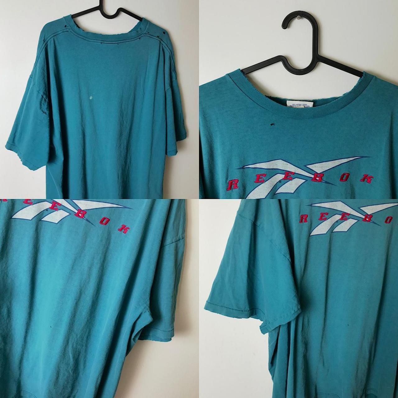 Vintage 90s Reebok T-Shirt Dallas Cowboys Tie Dye - Depop