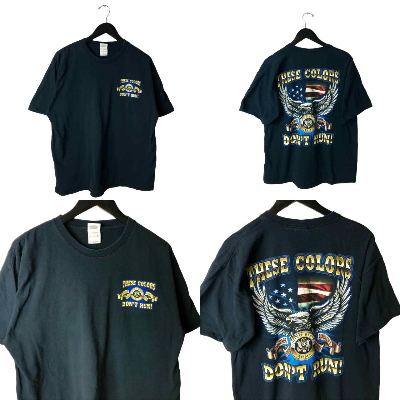 Vintage United States Army T Shirt Adult Black XL... - Depop