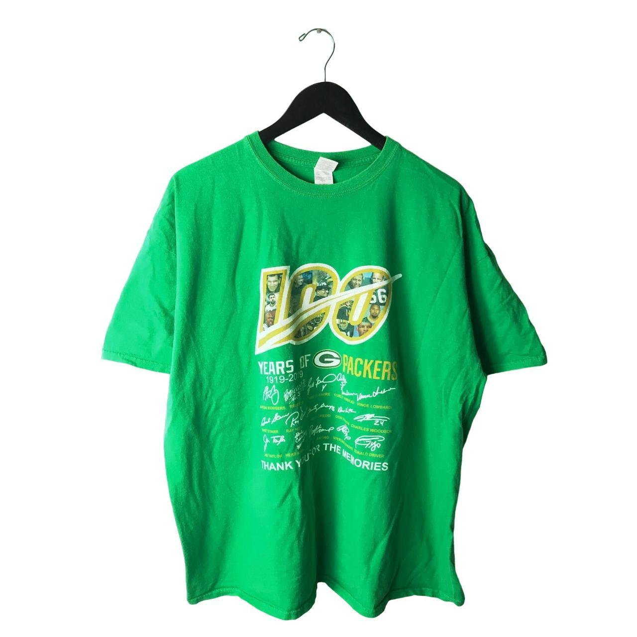 100 years green bay packers sale shirt