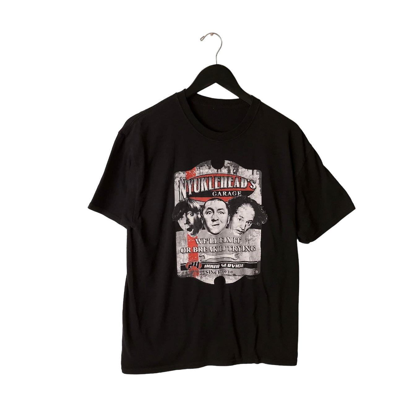 2013 Three Stooges Garage T Shirt Adult Black Humor... - Depop