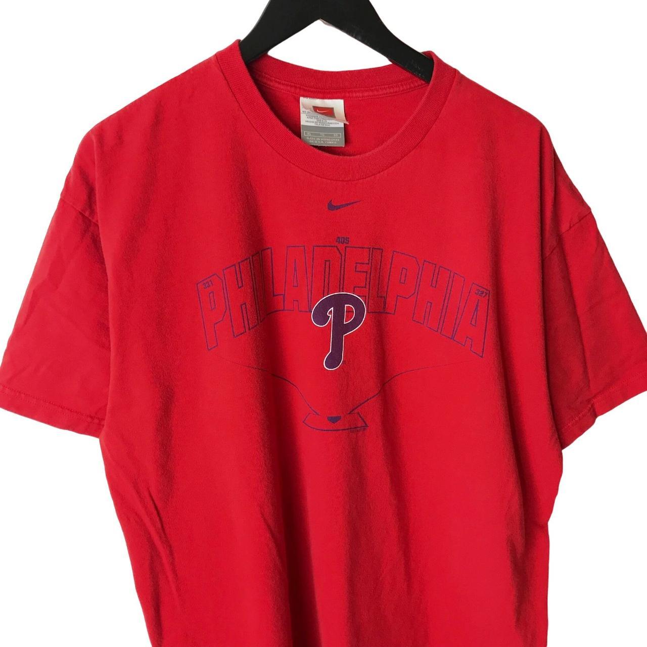 Vintage Y2K Nike Team Philadelphia Phillies T Shirt... - Depop