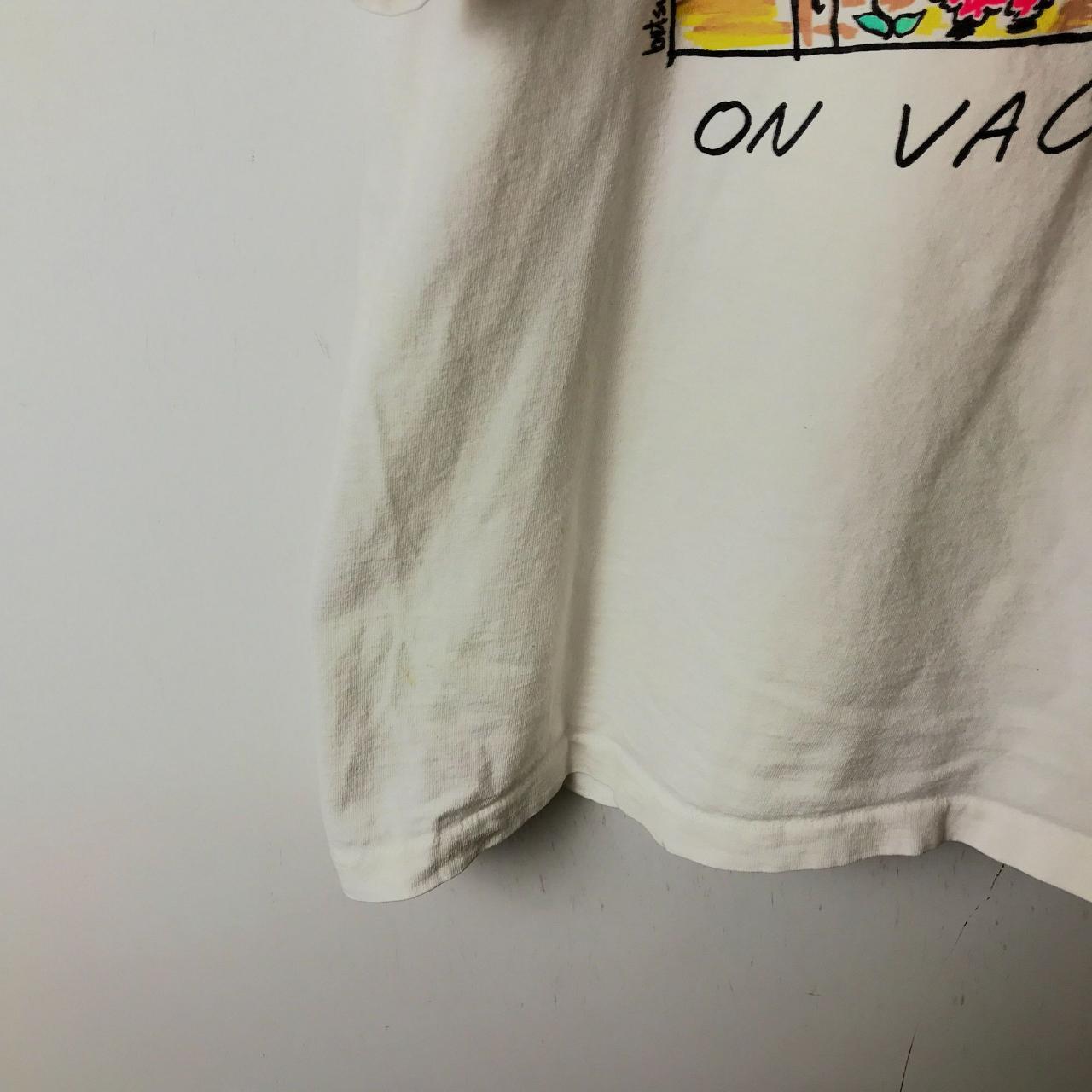 Vintage 90s AB Lambdin On Vacation Art T Shirt USA... Depop