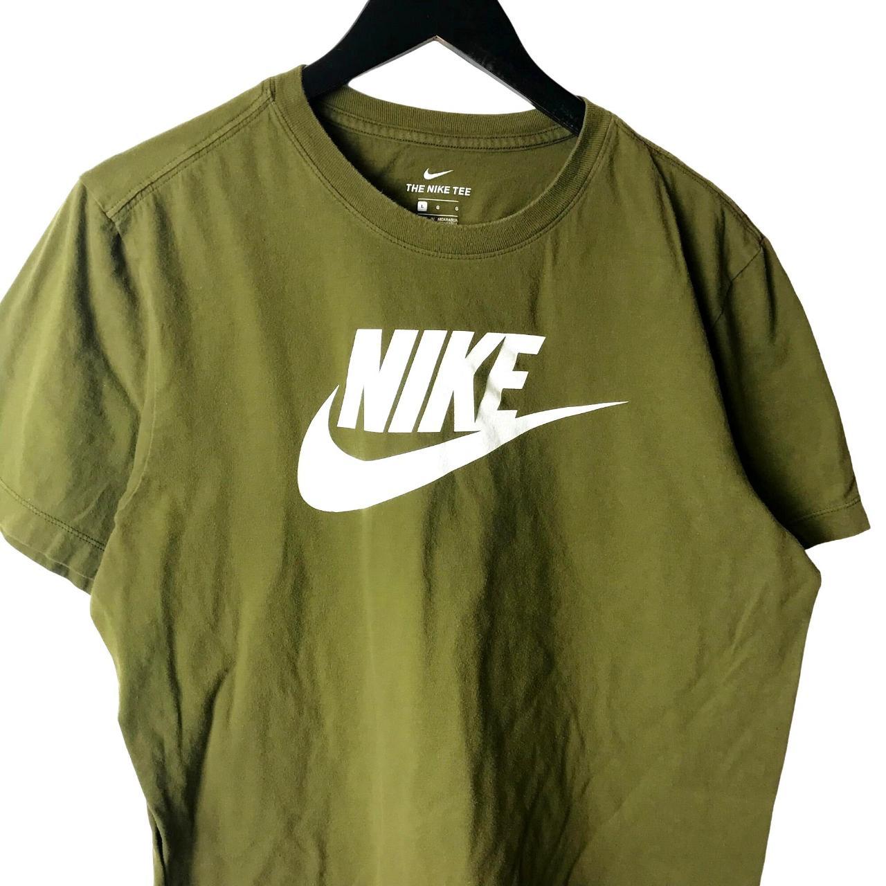 electric green nike t shirt