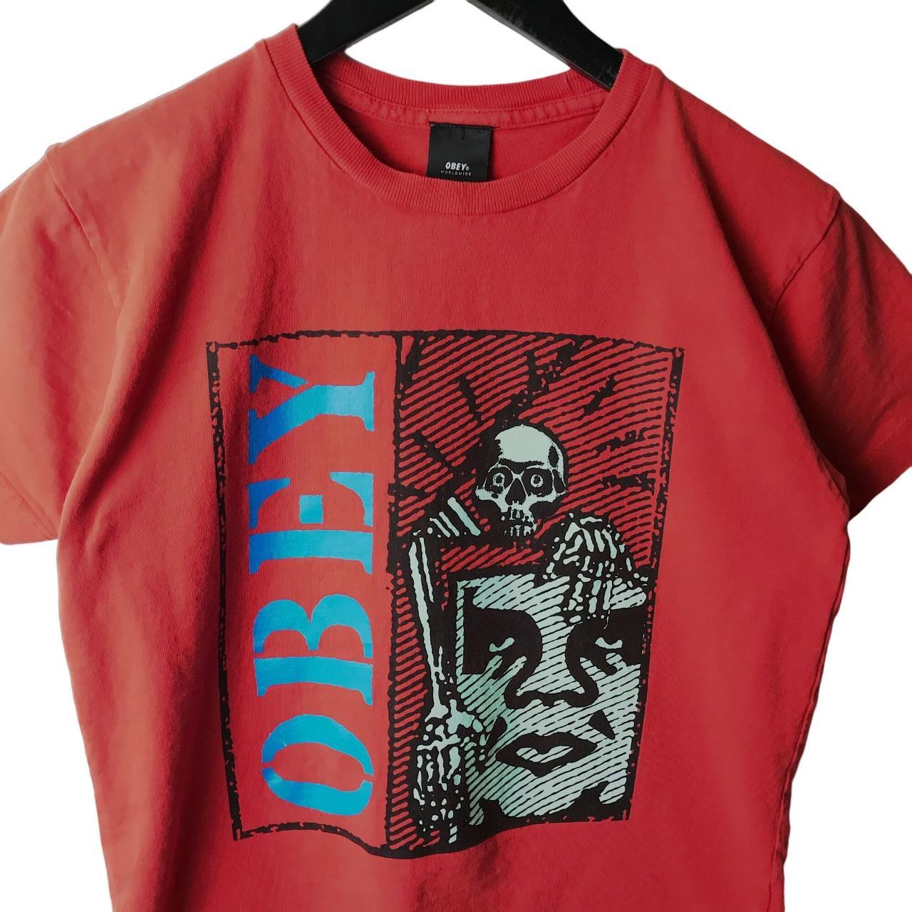 obey skeleton shirt