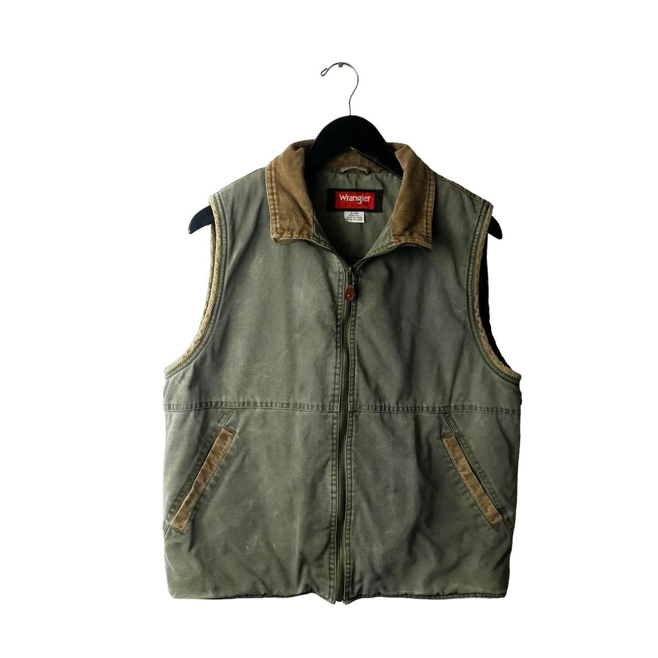 Wrangler sleeveless solid deals men's jacket